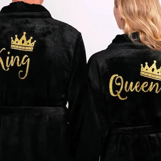 Peignoir couple assorti élégant pour moments complices Peignoir et bain