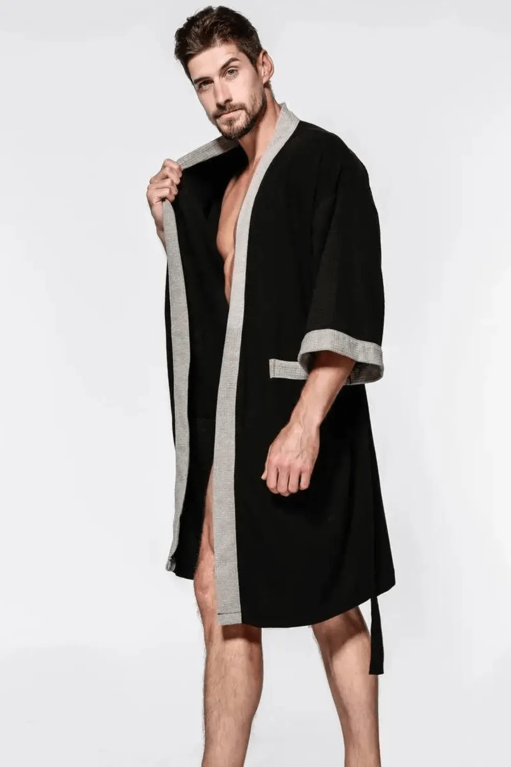 Peignoir absorbant pour piscine unisexe élégant