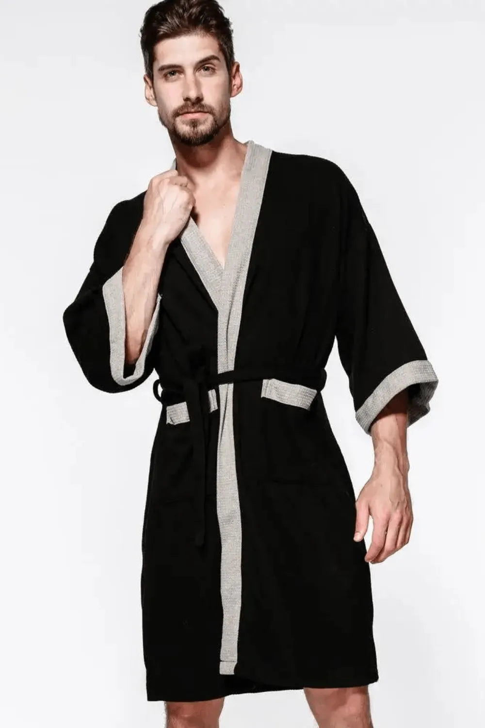 Peignoir absorbant pour piscine unisexe élégant