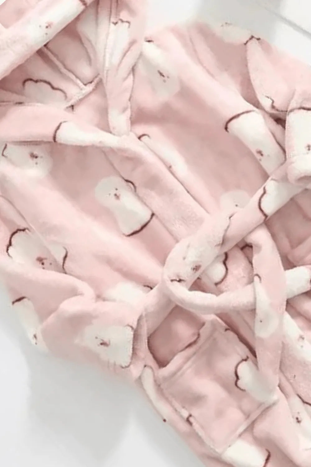 Peignoir doux à capuche licorne enfant fille