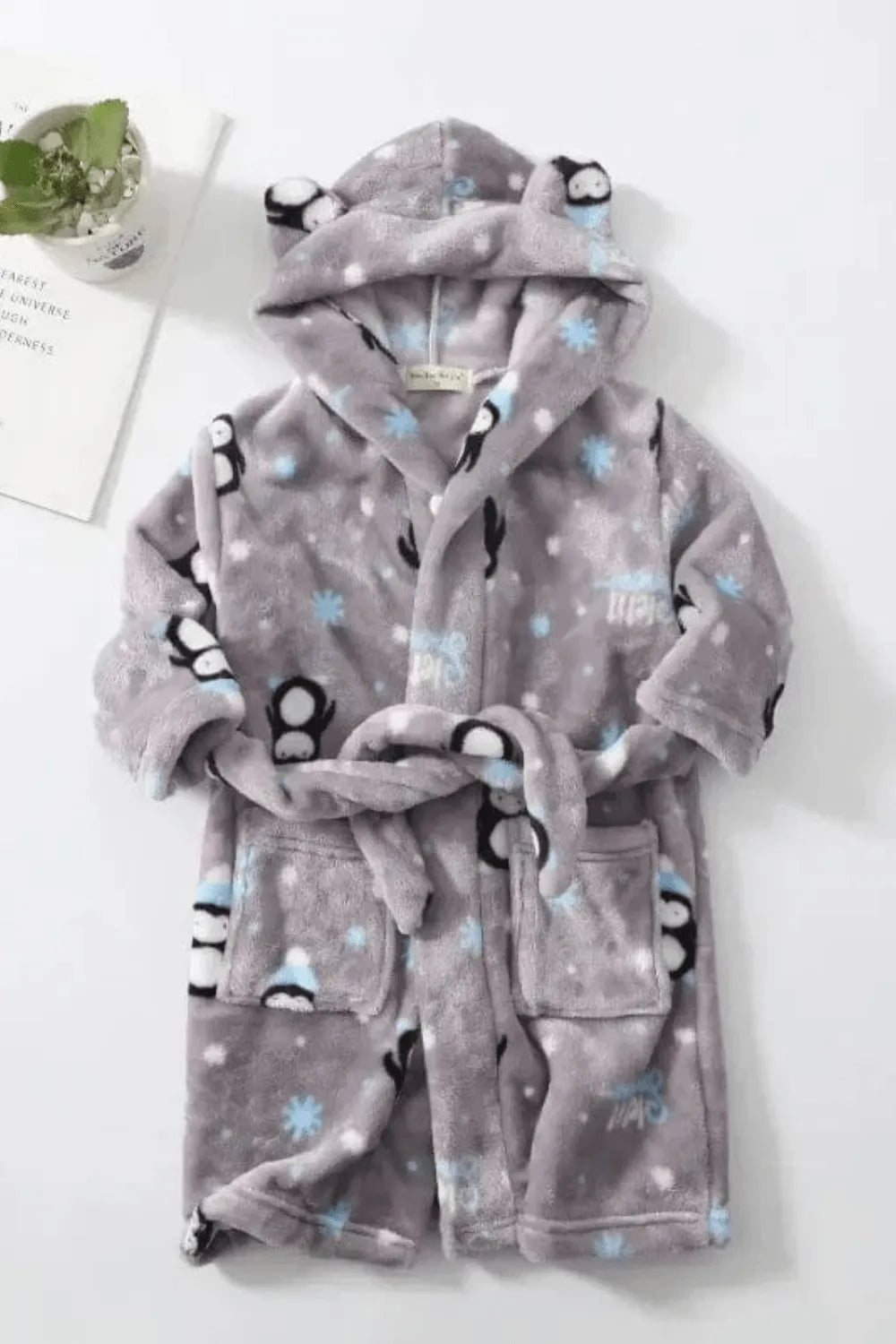 Peignoir enfant à capuche héros préféré