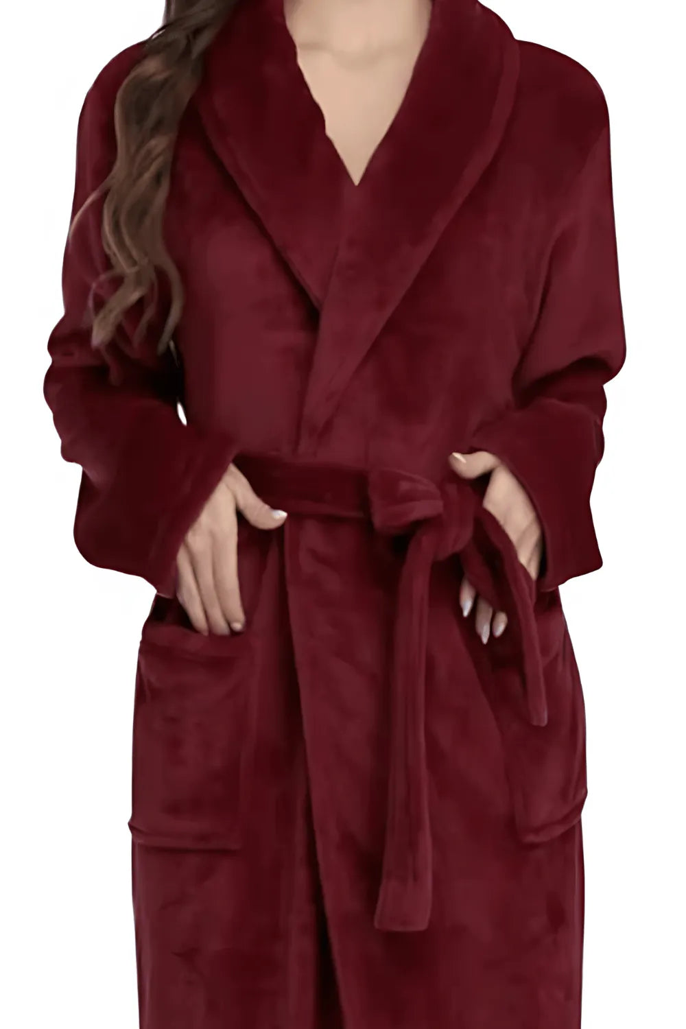 Peignoir élégant pour soirée cocooning femme