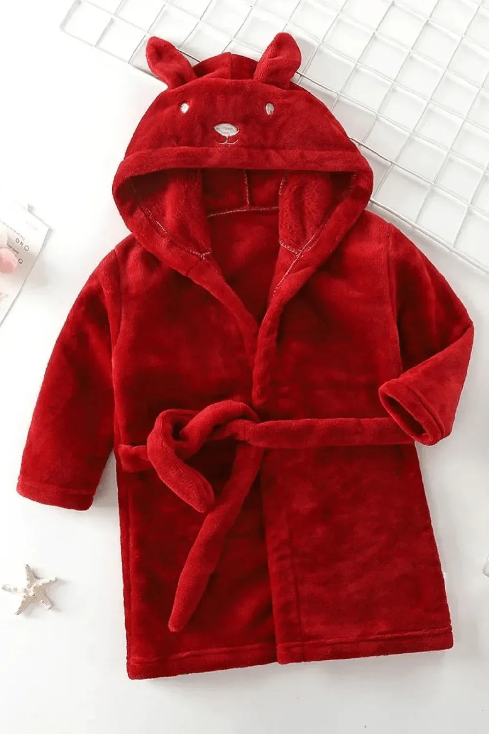Peignoir enfant doux et coloré pour 2 ans