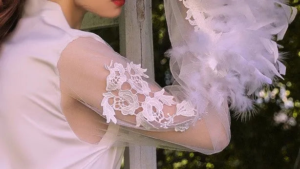 Peignoir de mariage élégant blanc pour femme Peignoir et bain