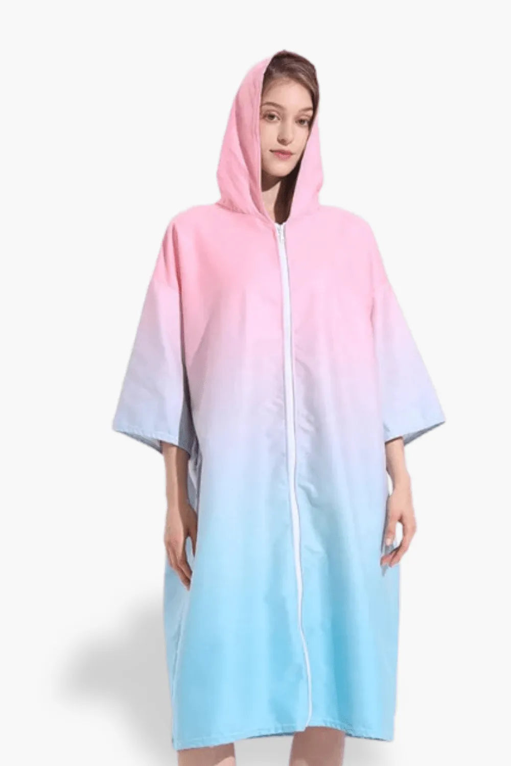 Peignoir élégant à motifs estivaux pour femme