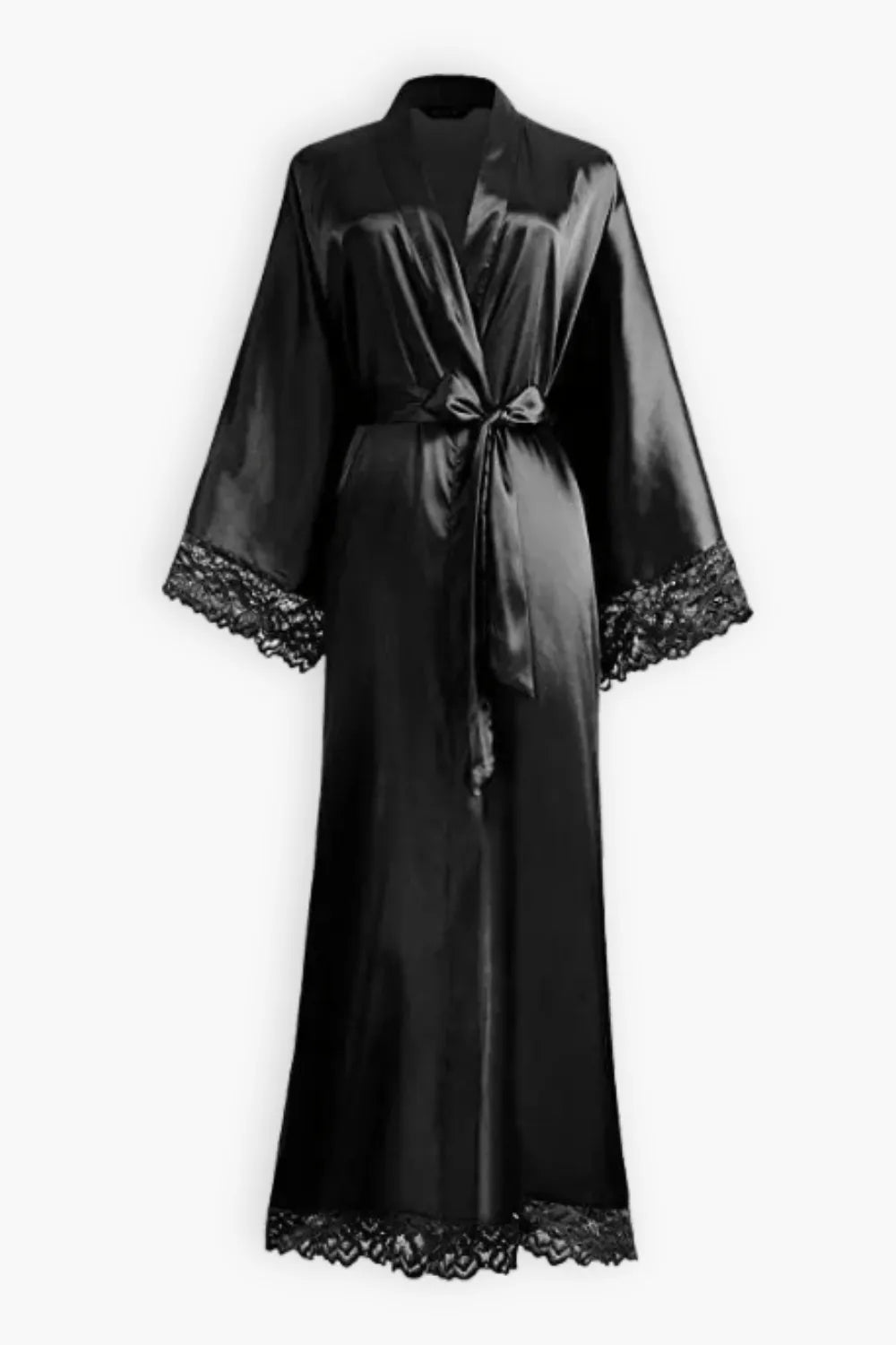 Peignoir élégant en dentelle pour soirées romantiques