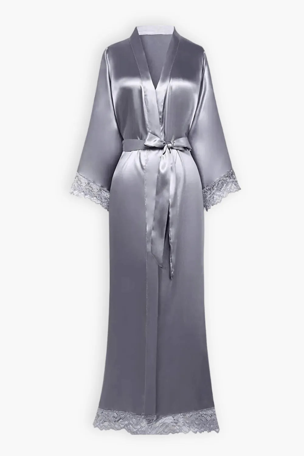 Peignoir élégant en dentelle pour soirées romantiques