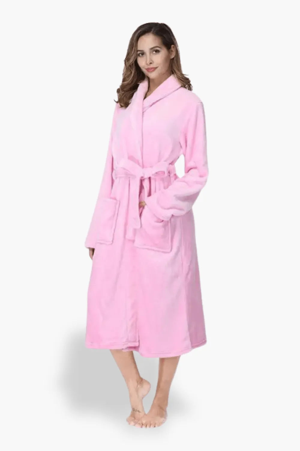 Peignoir plaid cocooning pour soirées d'hiver