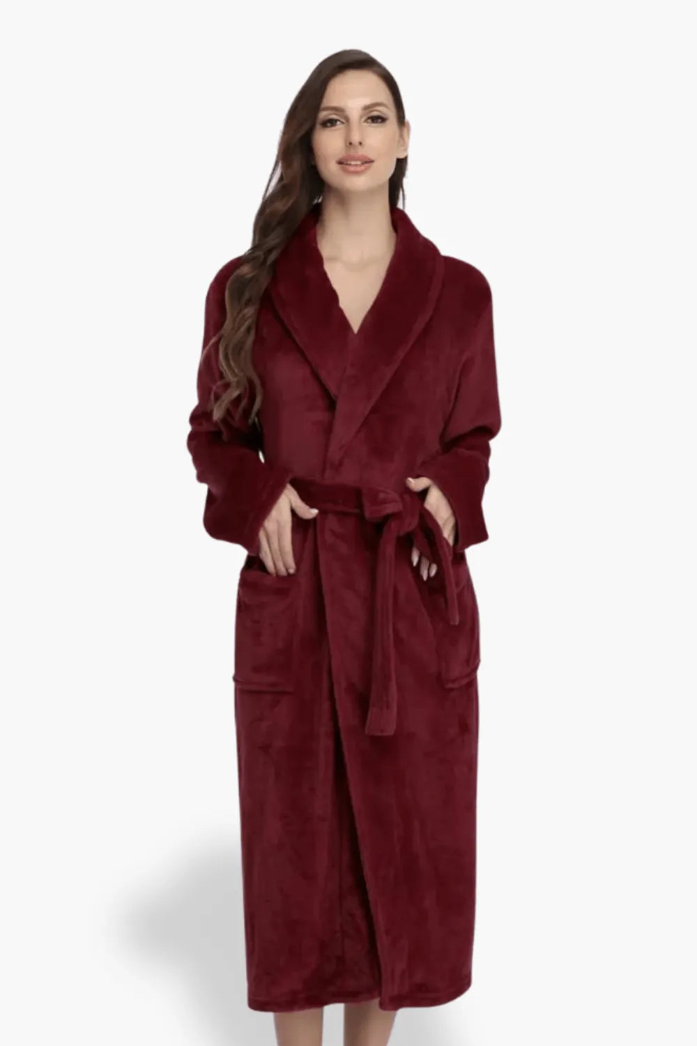 Peignoir élégant pour soirée cocooning femme