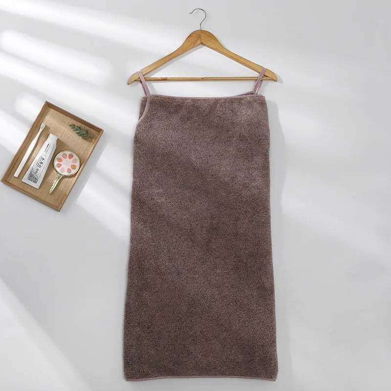 Peignoir doux de bain pour femme ambiance spa Peignoir et bain
