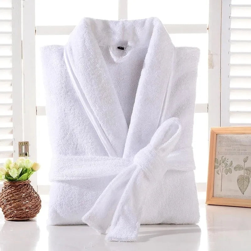 Peignoir doux et absorbant pour femme blanc / m Peignoir et bain