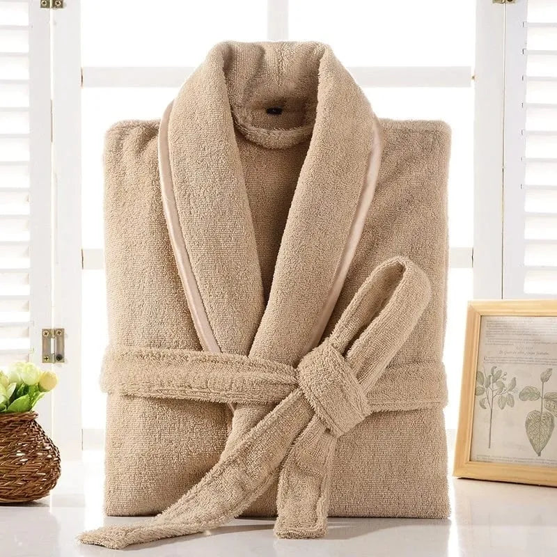 Peignoir doux et absorbant pour femme marron / m Peignoir et bain