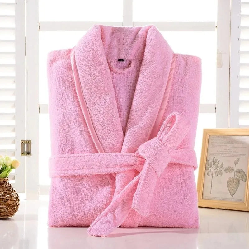 Peignoir doux et absorbant pour femme rose / m Peignoir et bain