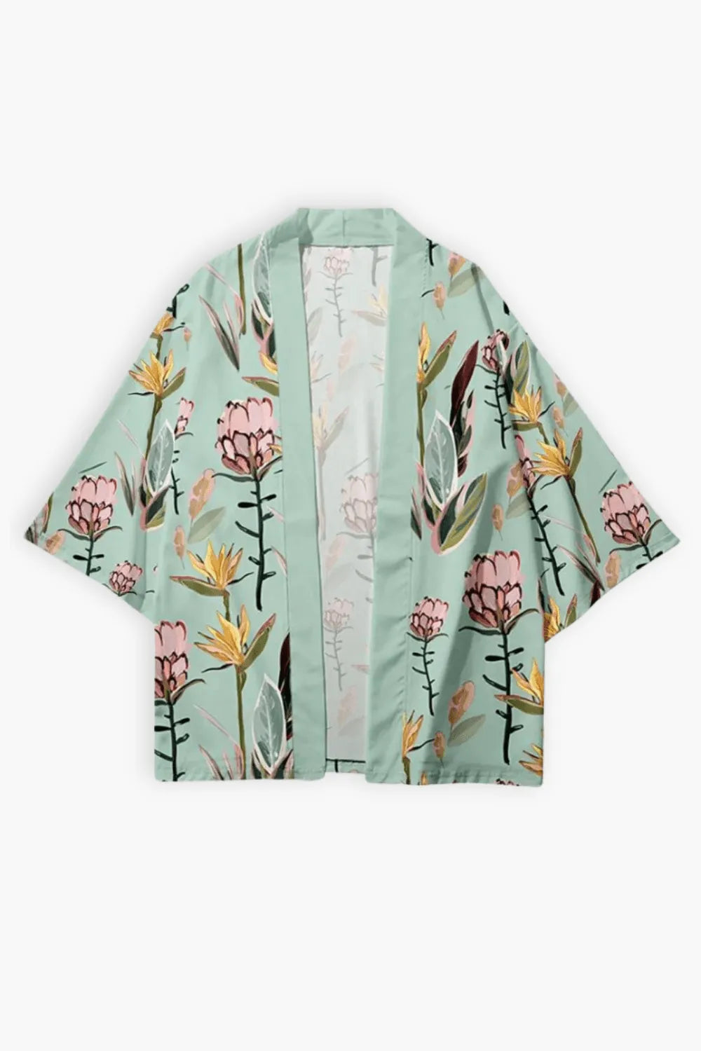 Peignoir élégant homme style kimono pour détente 4XL Peignoir et bain