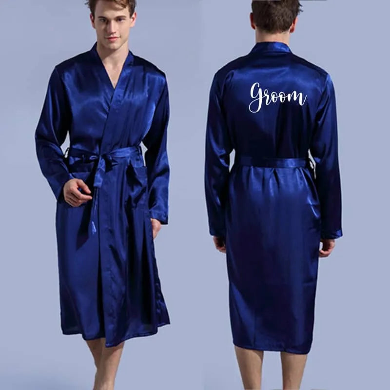 Peignoir élégant pour homme style mariage chic Peignoir et bain