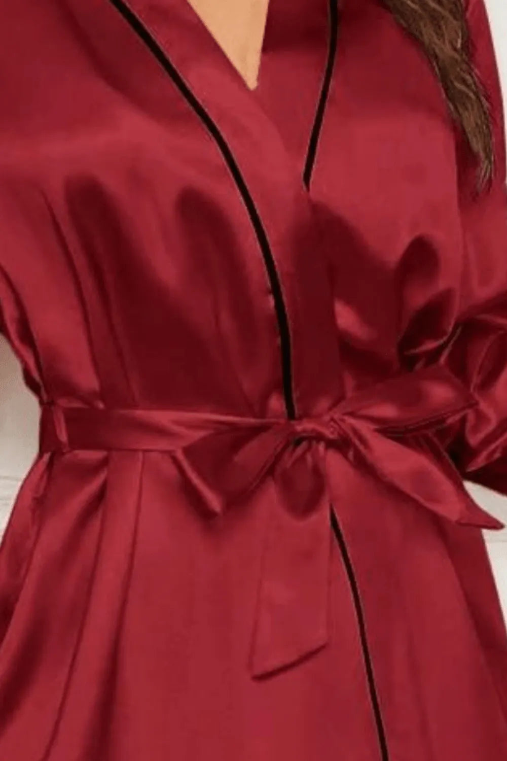 Peignoir élégant pour femme style kimono