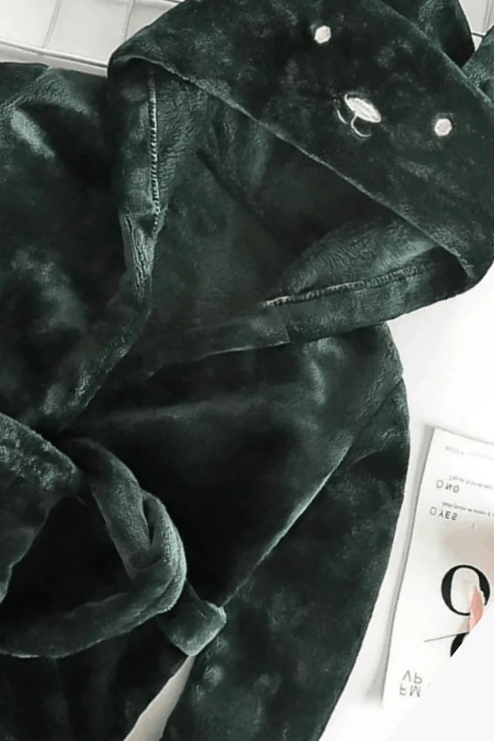 Peignoir enfant 3 ans motif ludique et coloré