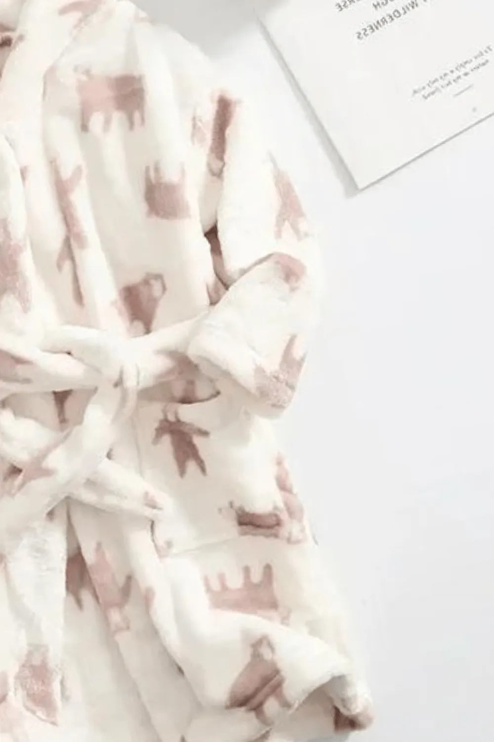 Peignoir moelleux pour enfants ambiance cocooning