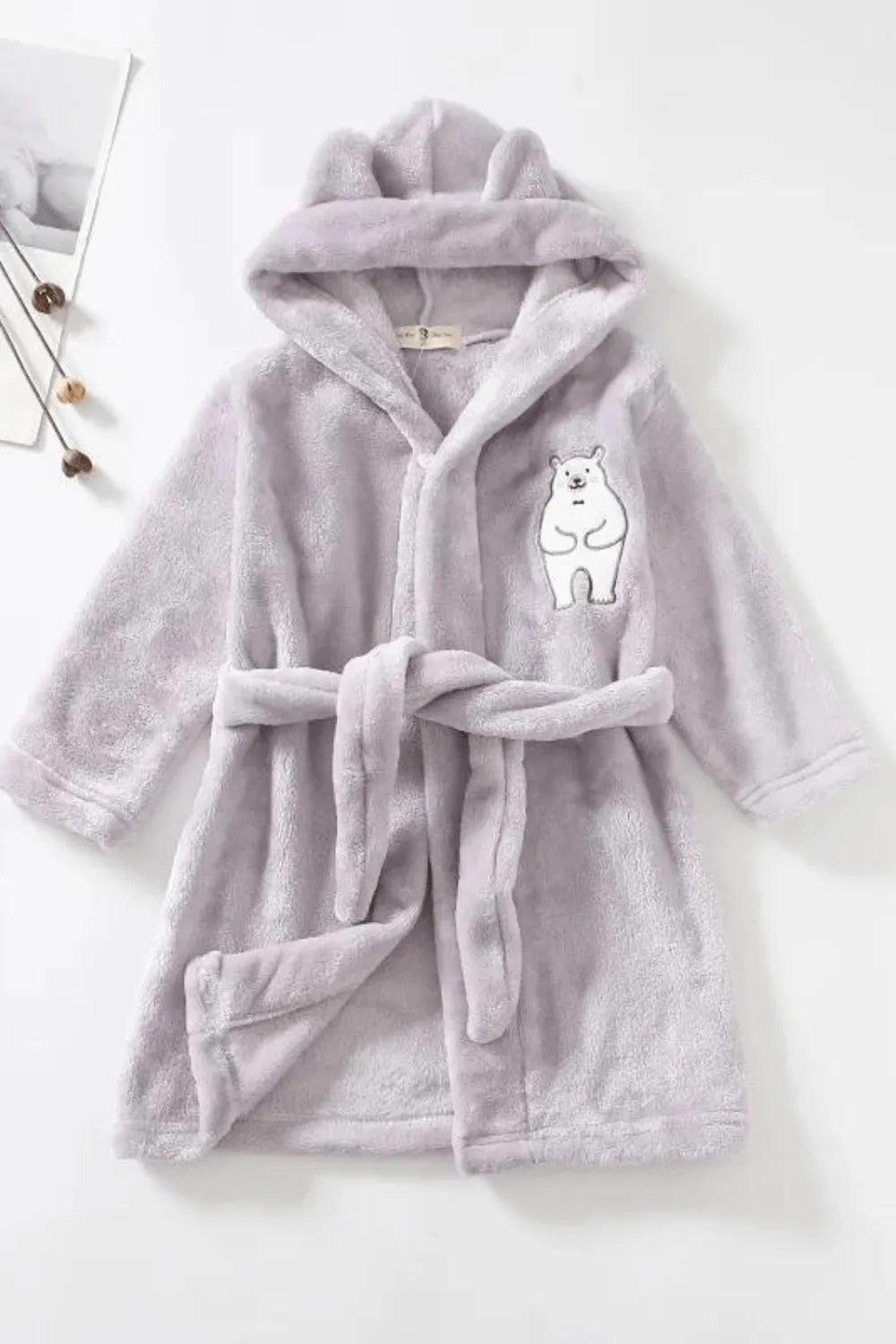 Peignoir enfant doux et coloré pour l'hiver