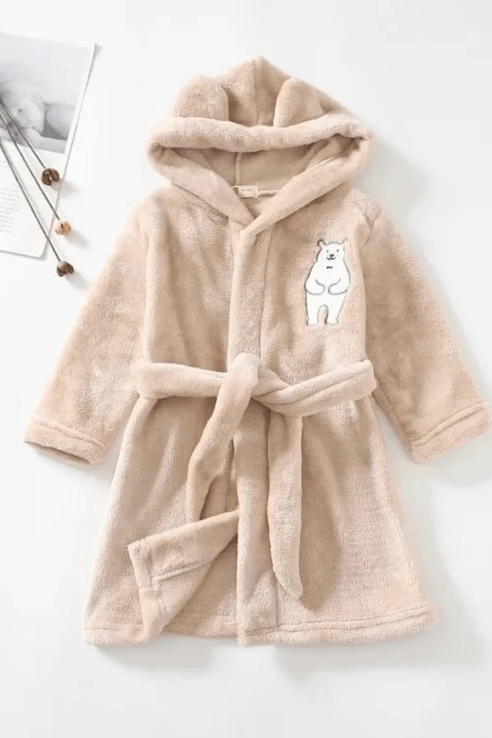 Peignoir enfant doux et coloré pour l'hiver
