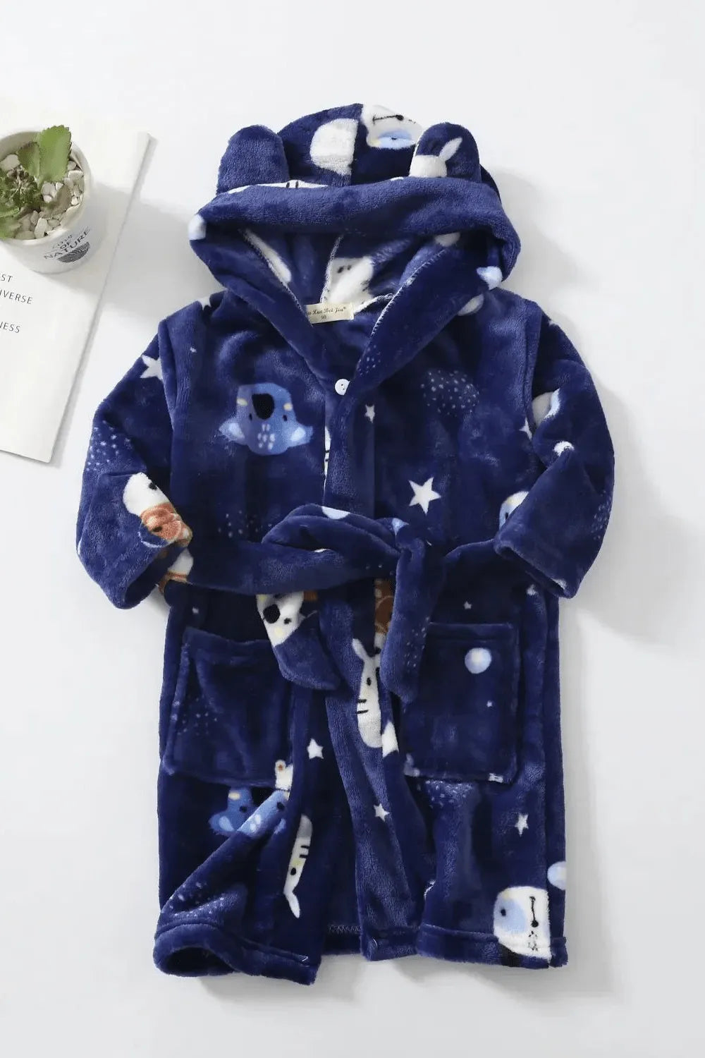 Peignoir enfant doux et coloré pour garçon