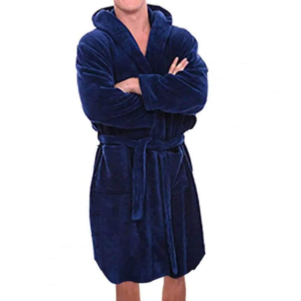Peignoir épais et confortable pour homme Peignoir et bain
