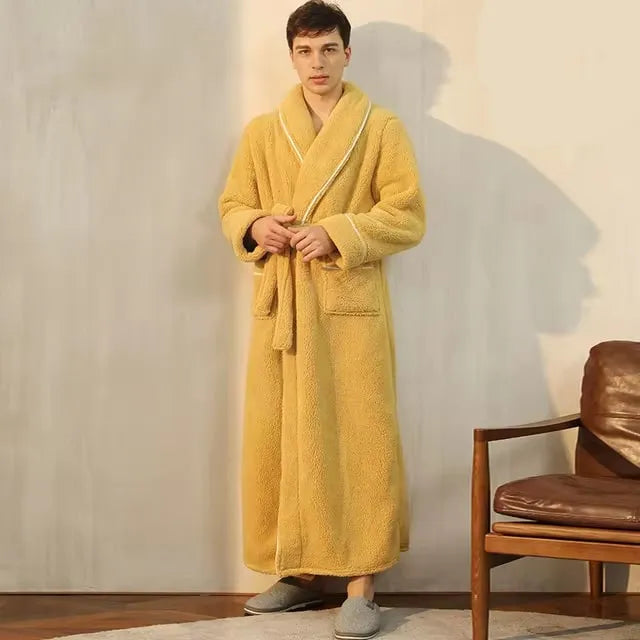 Peignoir épais unisexe confortable et élégant Peignoir et bain