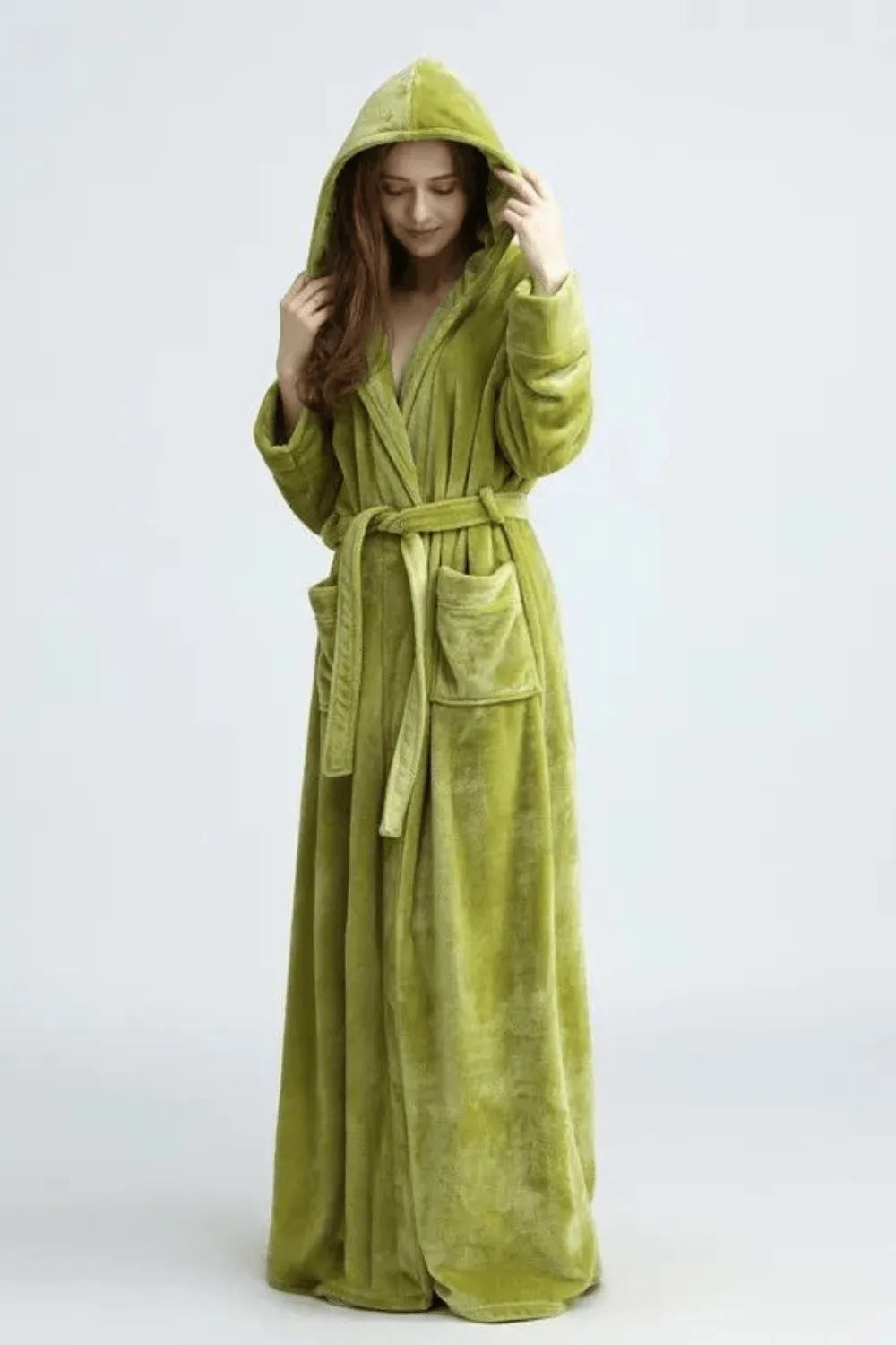 Peignoir moelleux pour femme ambiance cocooning