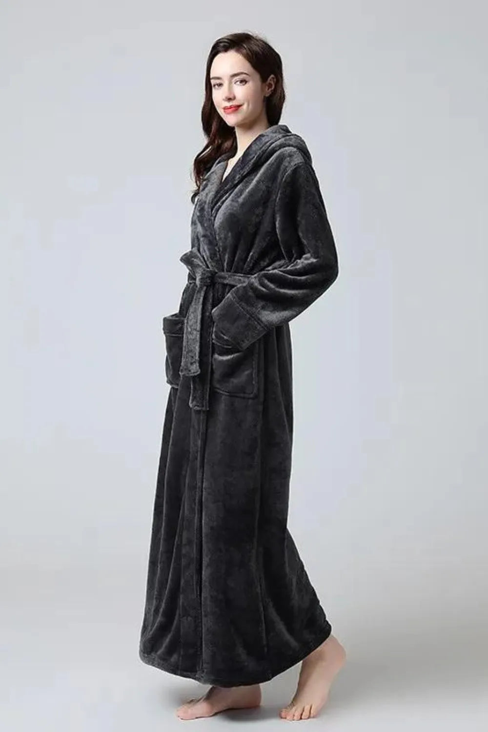 Peignoir moelleux pour femme ambiance cocooning