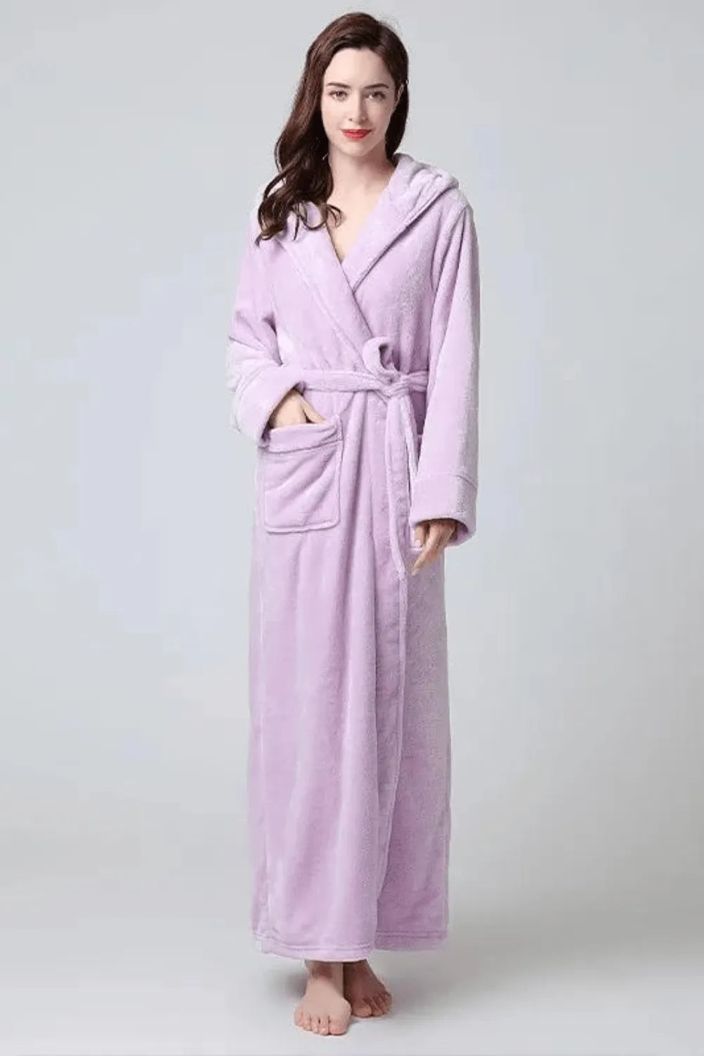 Peignoir moelleux pour femme ambiance cocooning