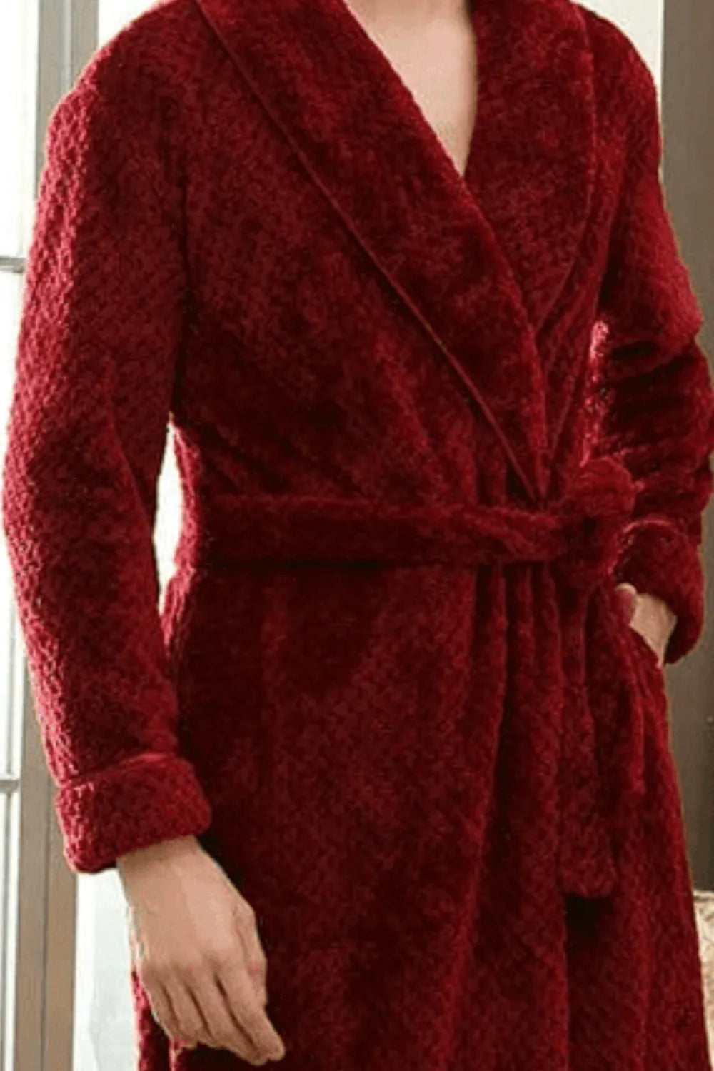 Peignoir élégant pour homme style décontracté