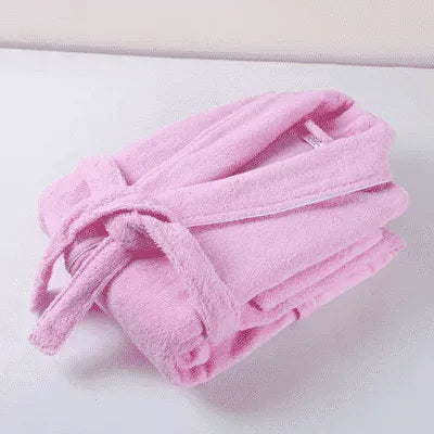 Peignoir éponge mixte confort pour détente rose / M (40-60kg) Peignoir et bain
