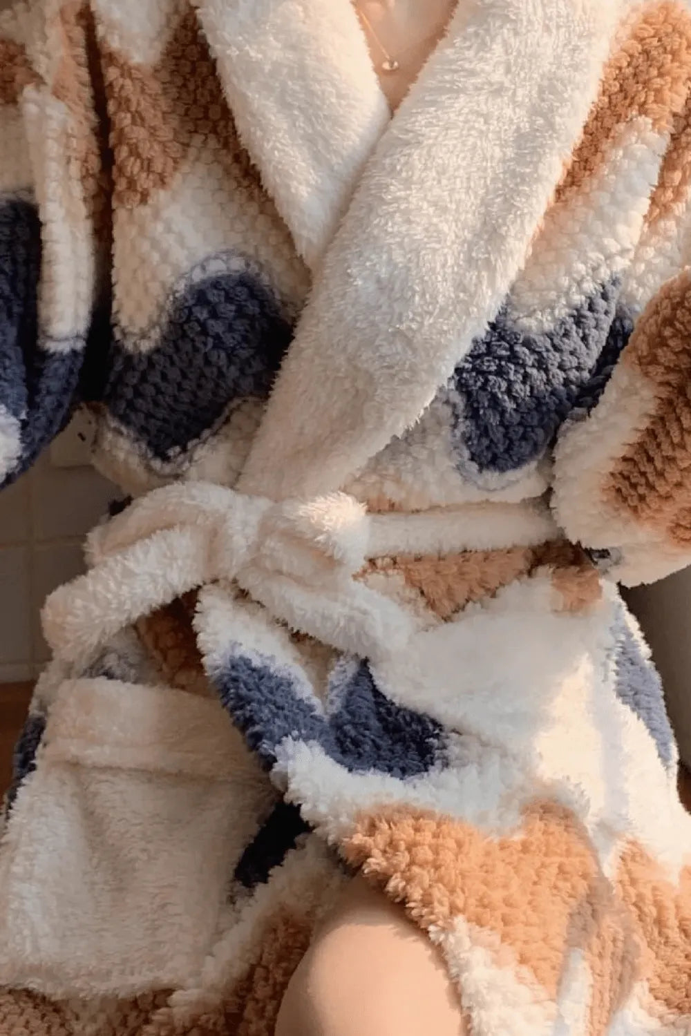 Peignoir femme cocooning doux et confortable