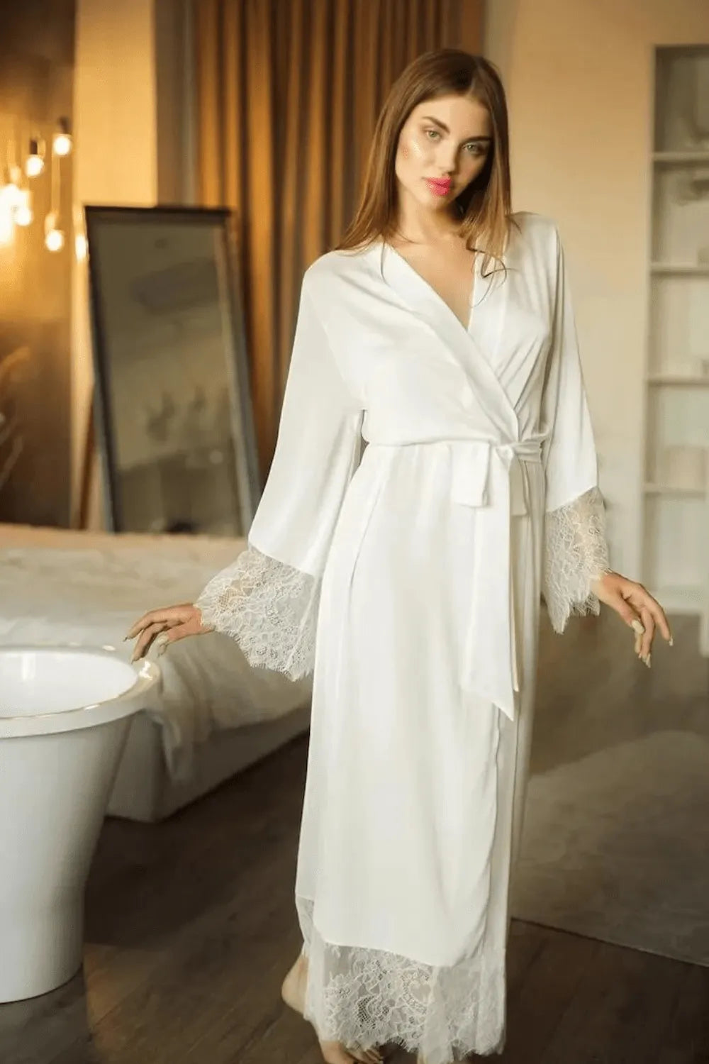 Peignoir élégant pour femme spécial mariage