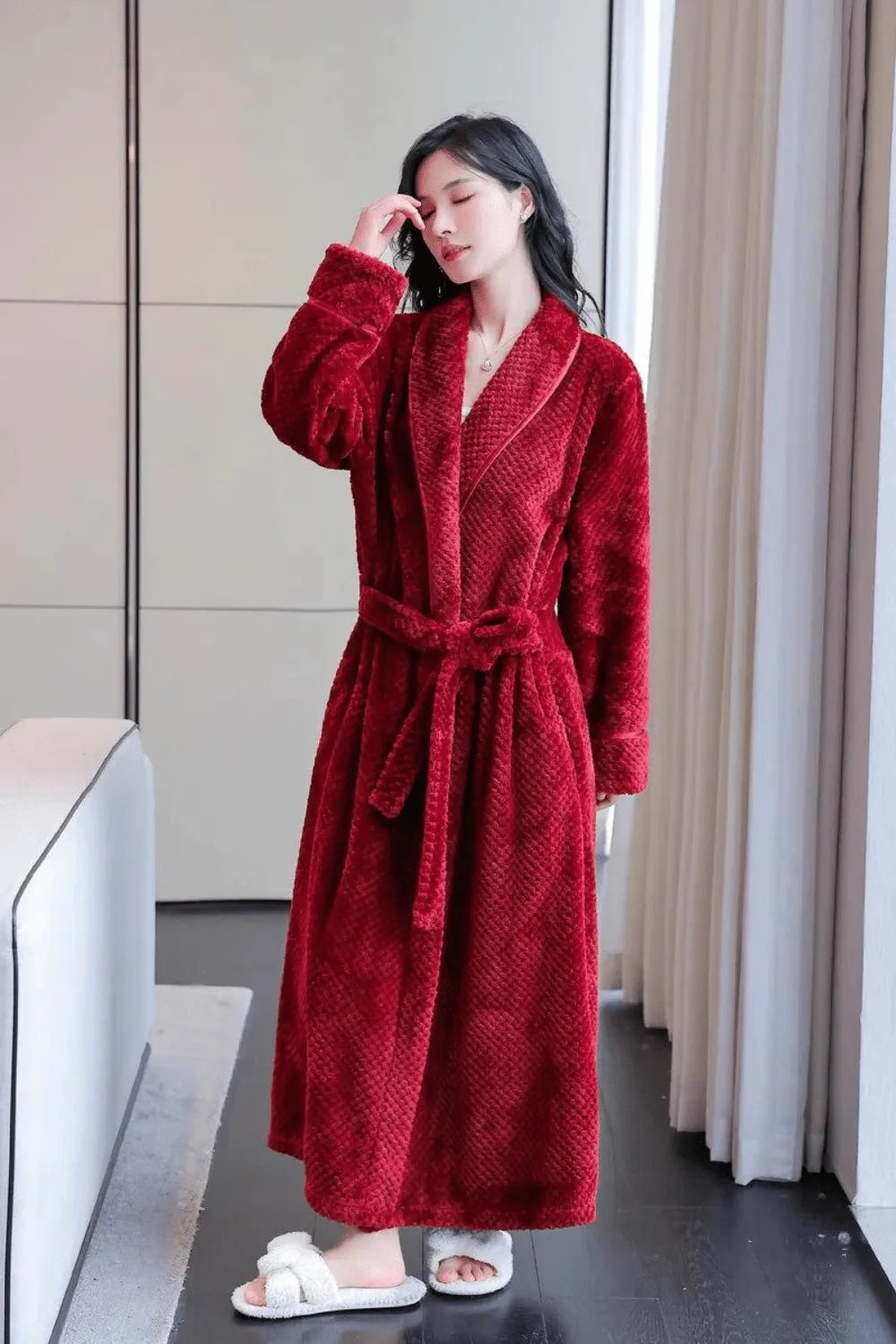 Peignoir élégant de nuit pour femme
