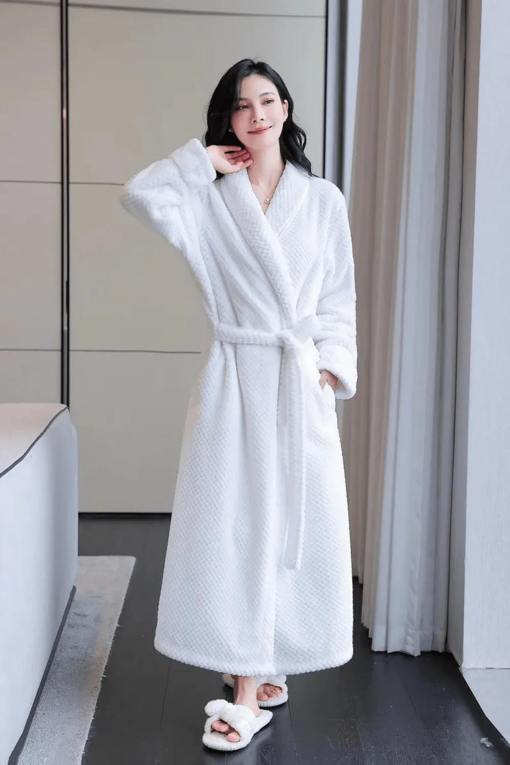 Peignoir léger à séchage rapide pour femme