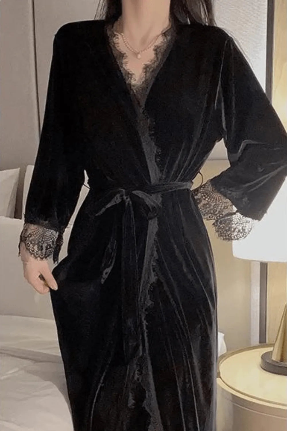 Peignoir glamour femme pour soirées romantiques