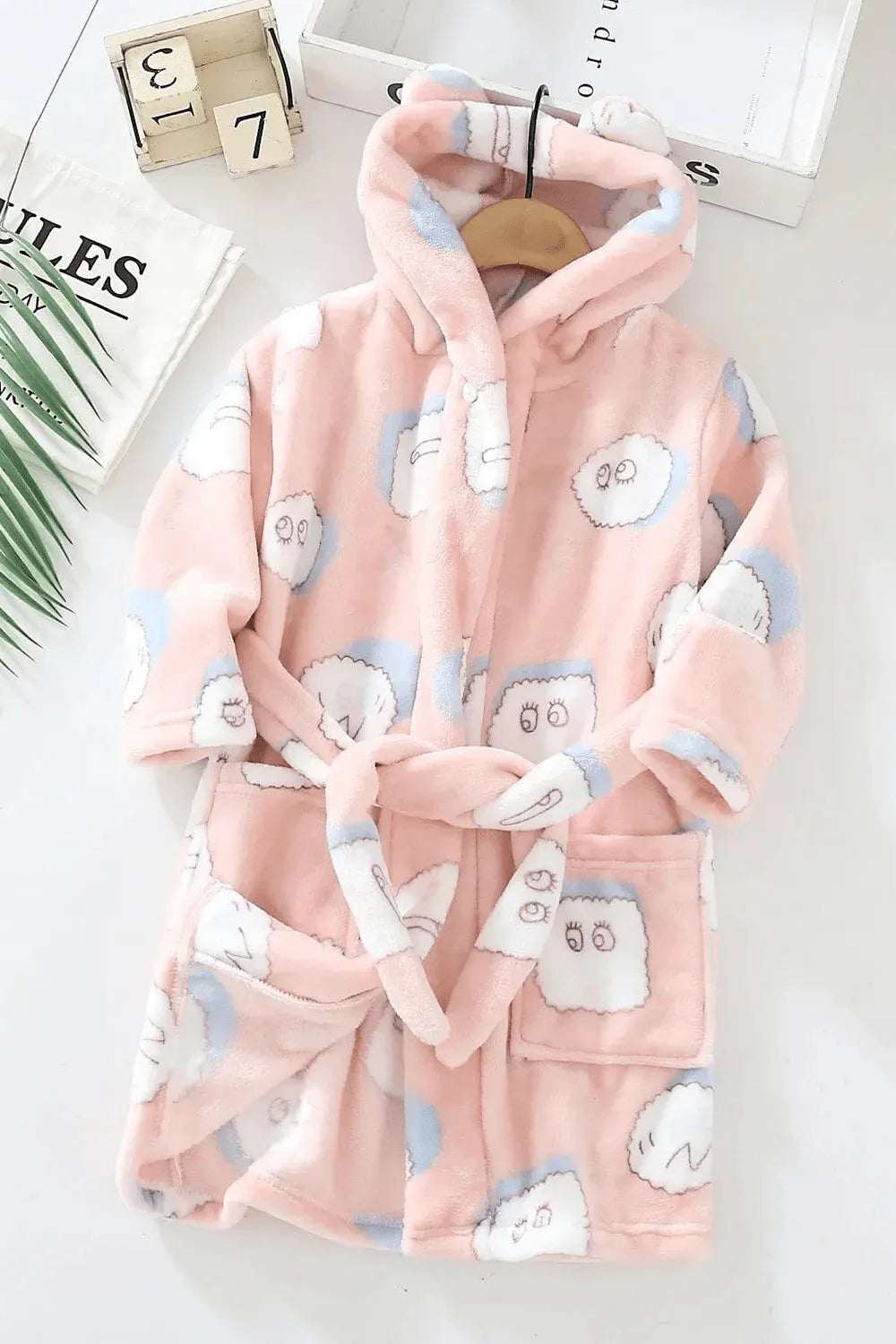 Peignoir fille 10 ans doux et coloré pour l'hiver