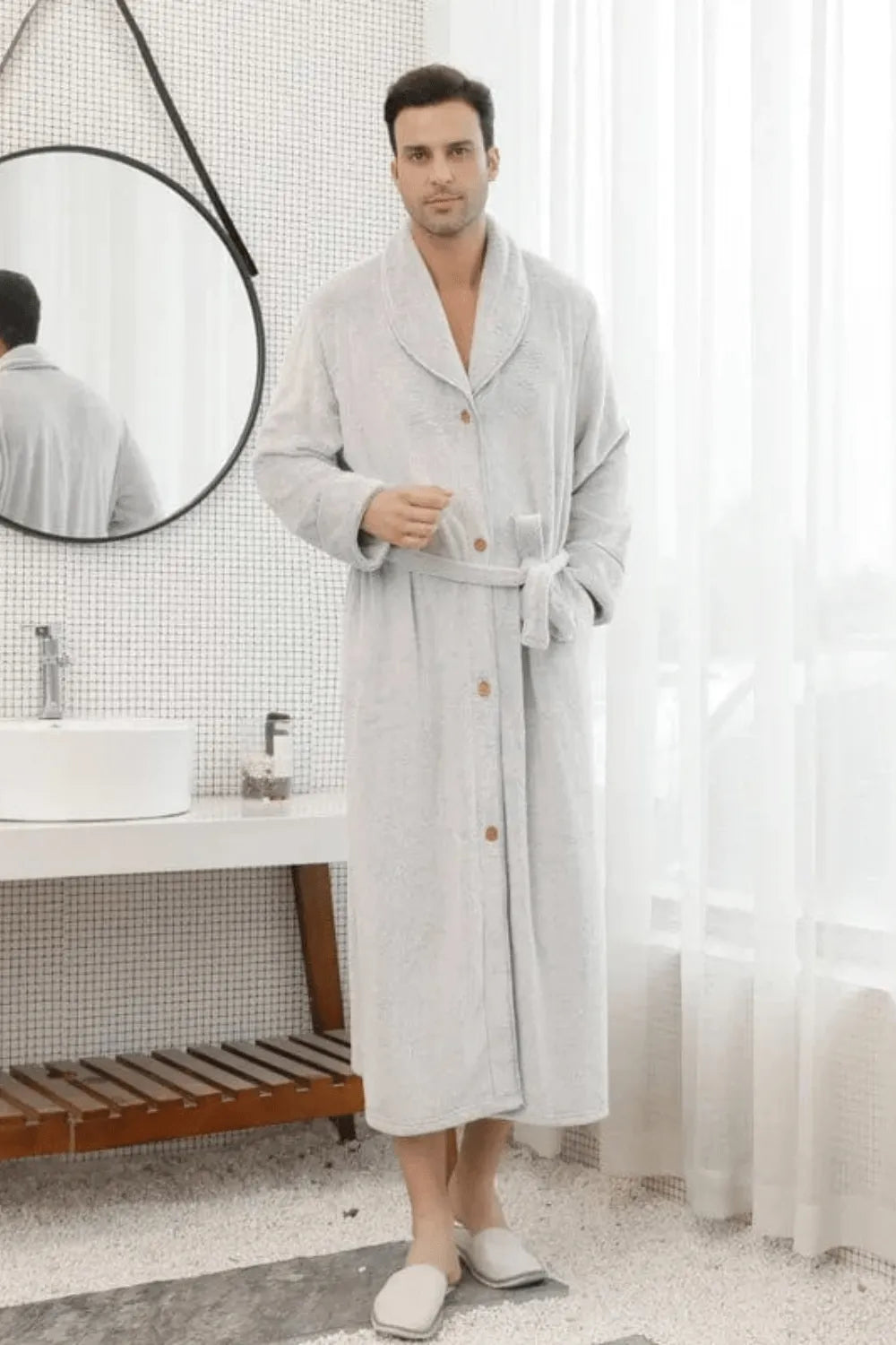 Peignoir confortable pour adulte ambiance spa