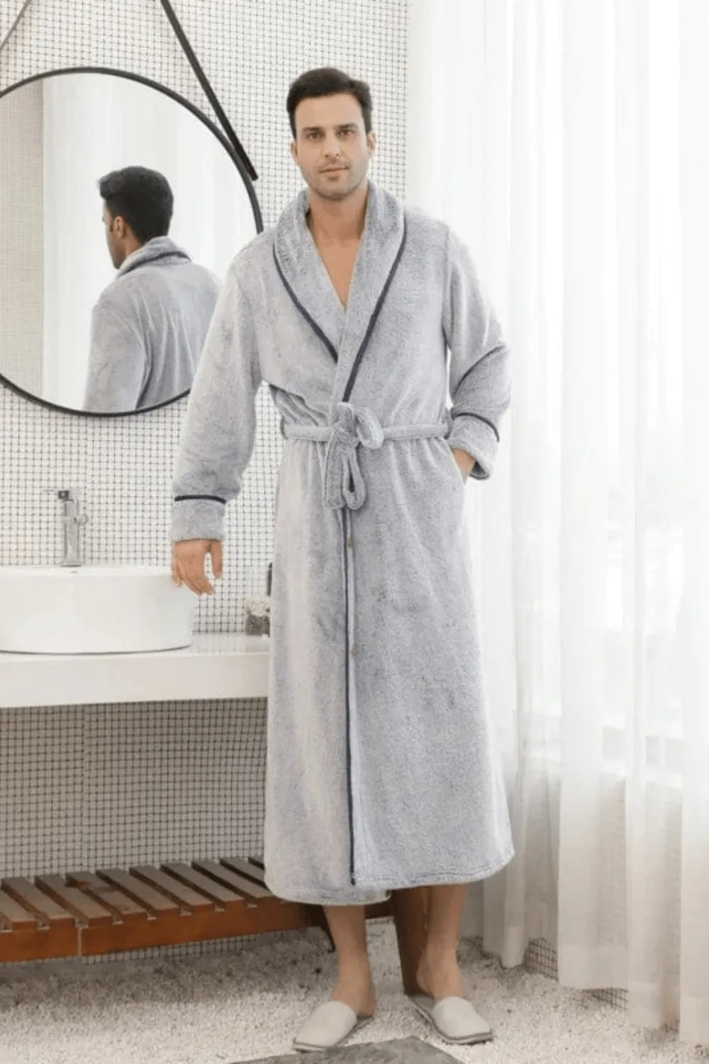 Peignoir élégant luxe pour homme élégant et raffiné