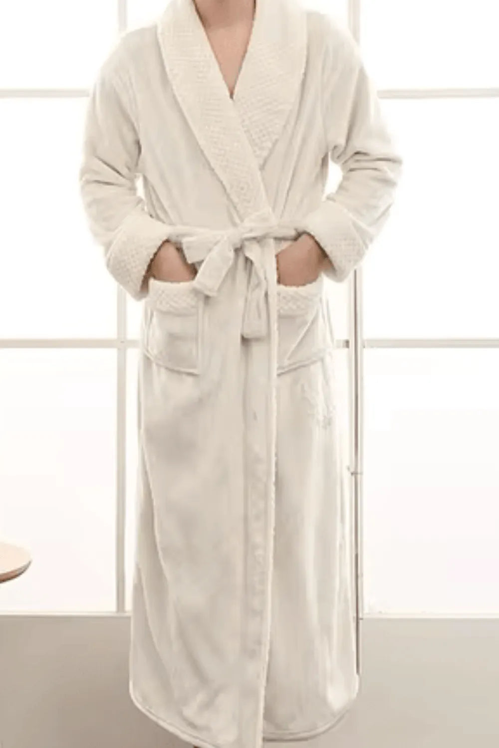 Peignoir doux pour homme style cocooning maison