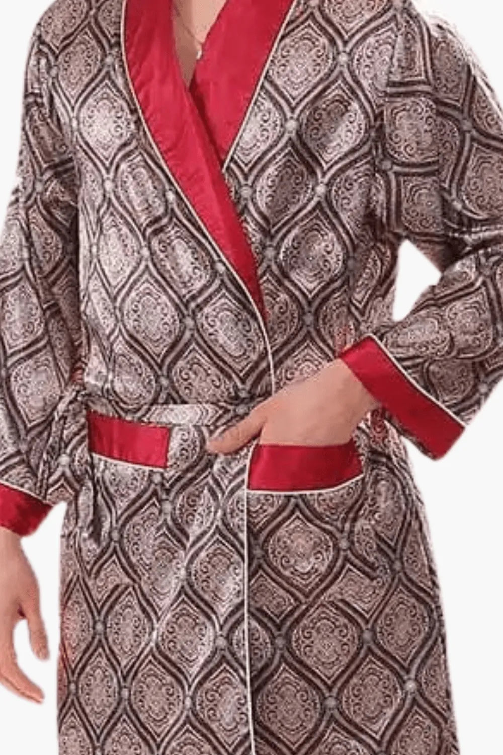 Peignoir ample pour homme grande taille élégant