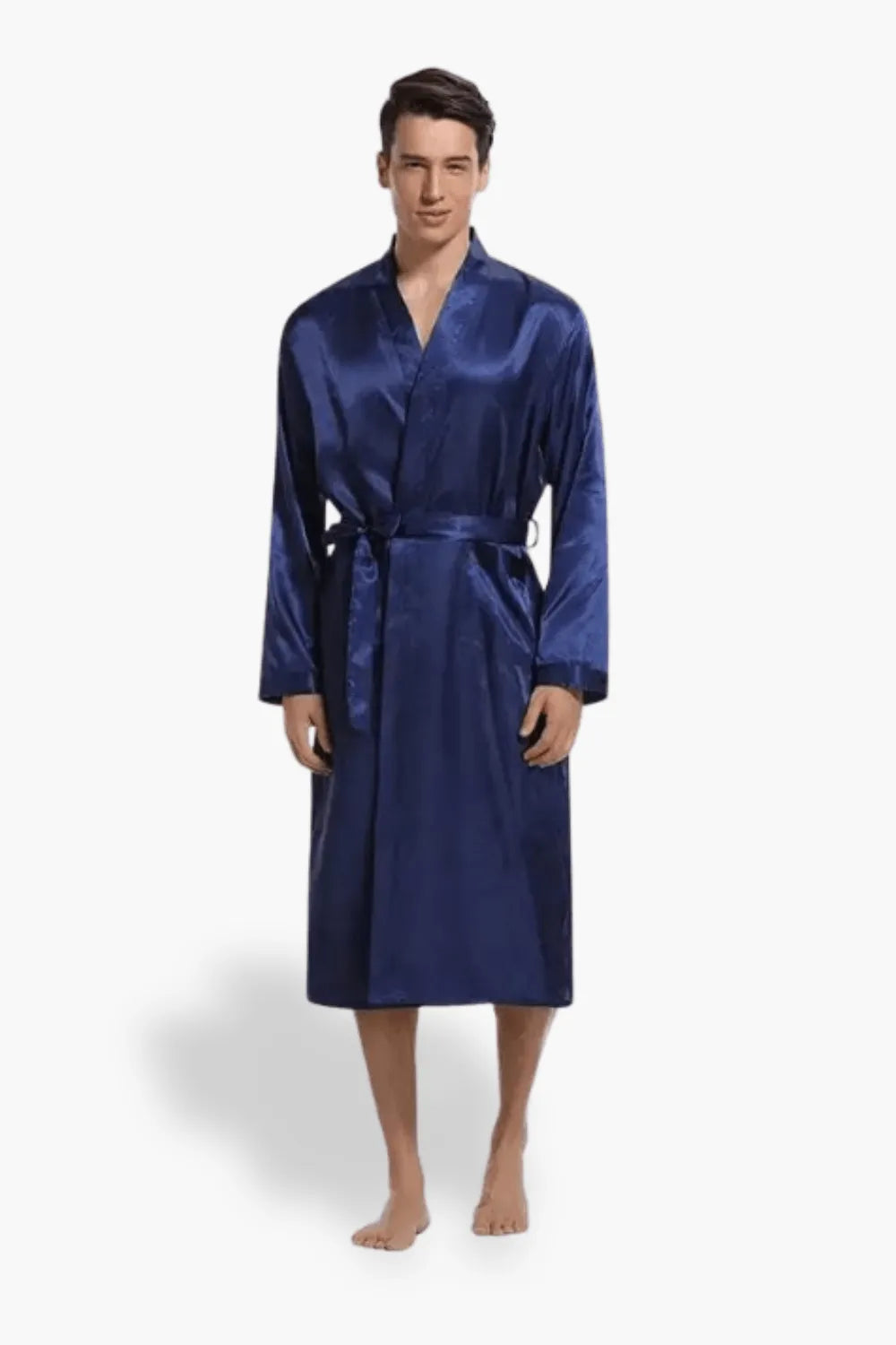 Peignoir homme rouge élégant pour moments cocooning