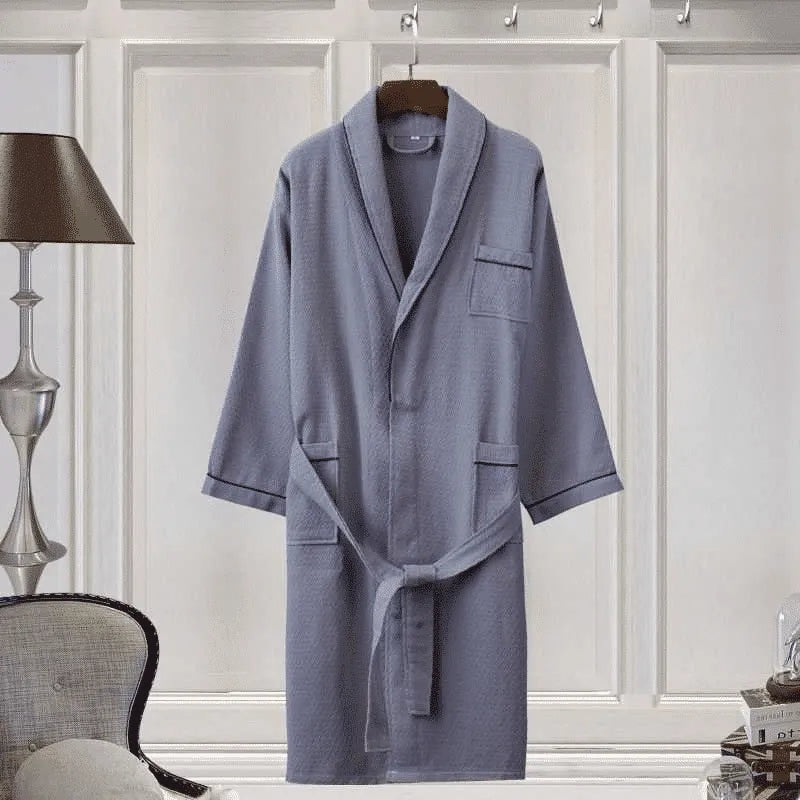 Peignoir japonais élégant style yukata pour détente Peignoir et bain