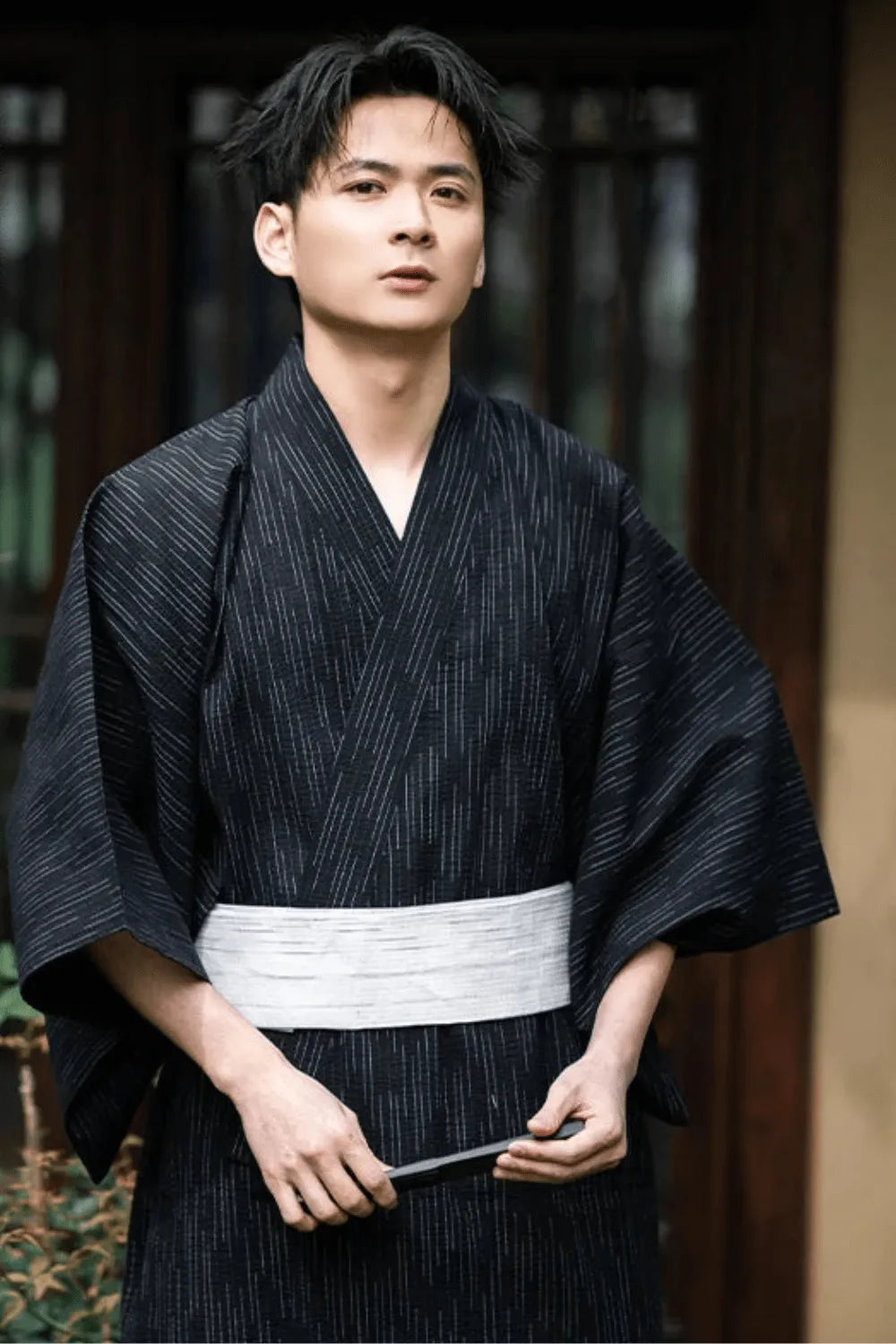 Peignoir japonais traditionnel élégant pour homme Peignoir et bain