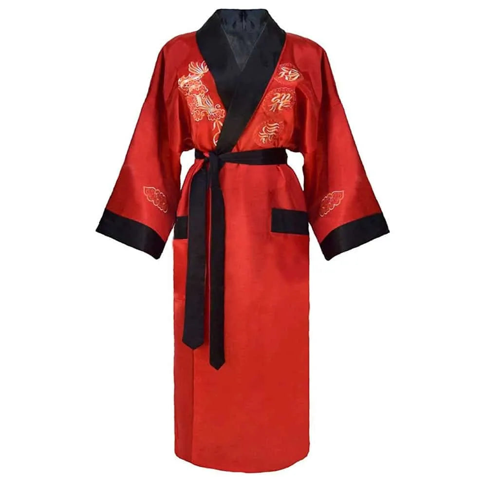 Peignoir kimono dragon pour homme style asiatique Peignoir et bain
