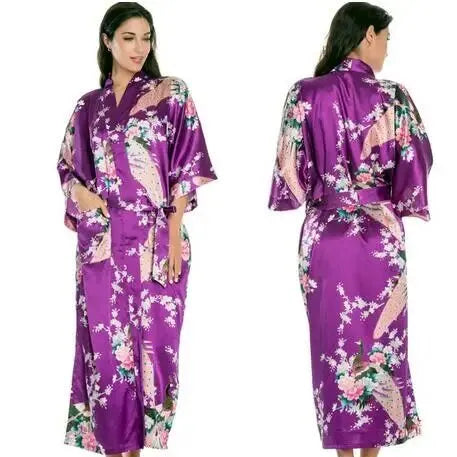 Peignoir kimono élégant et séduisant pour femme Peignoir et bain