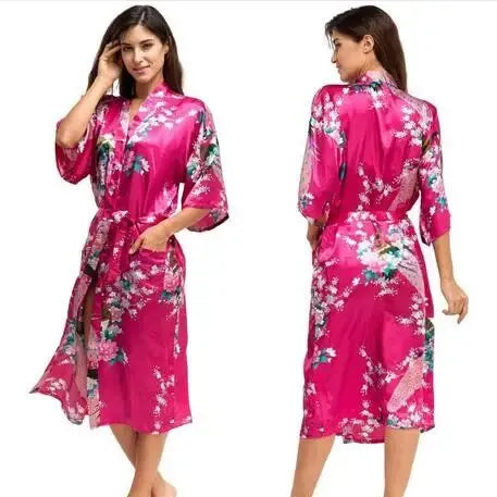 Peignoir kimono élégant et séduisant pour femme Peignoir et bain