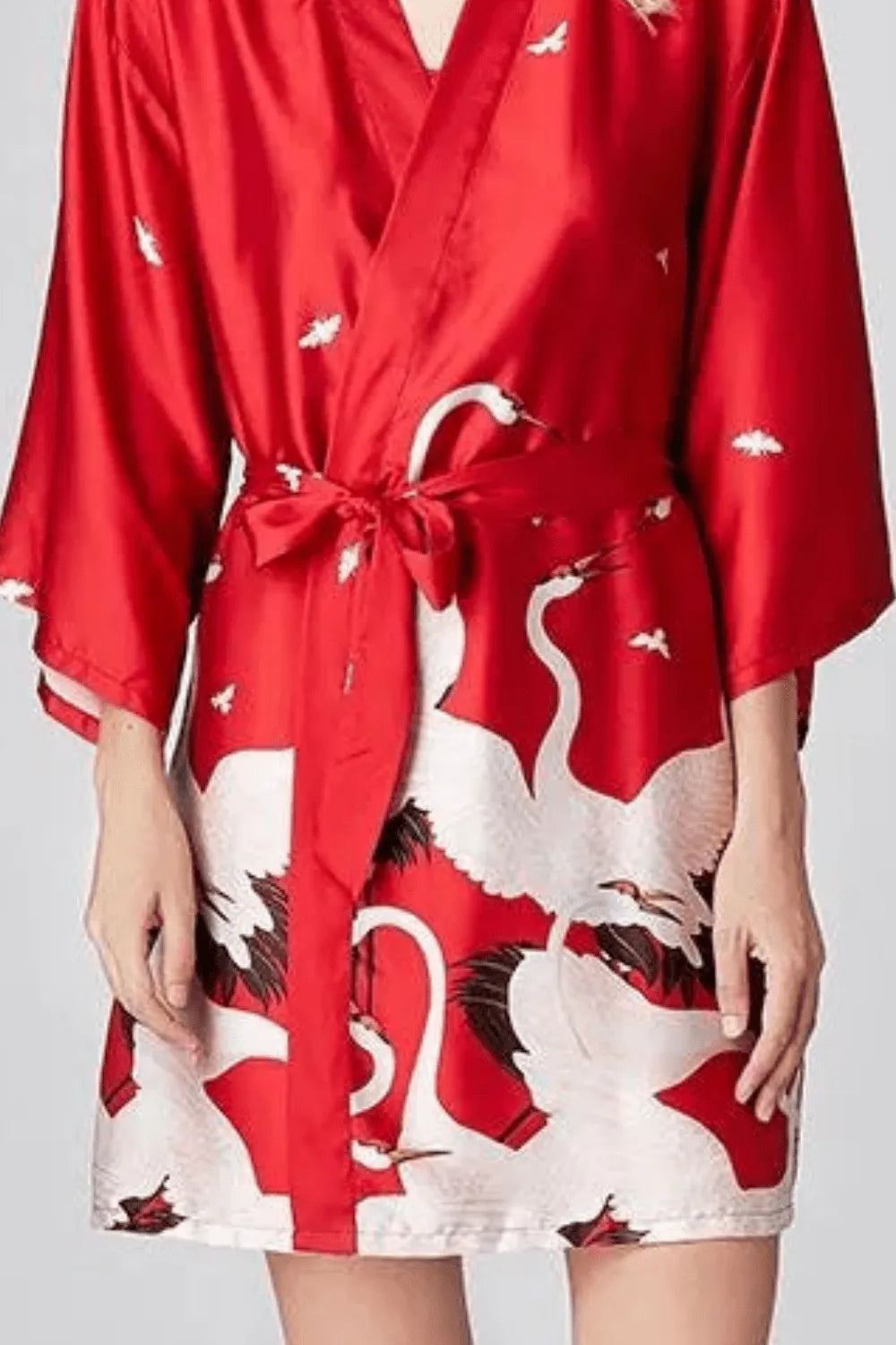 Peignoir kimono élégant pour femme style japonais Peignoir et bain