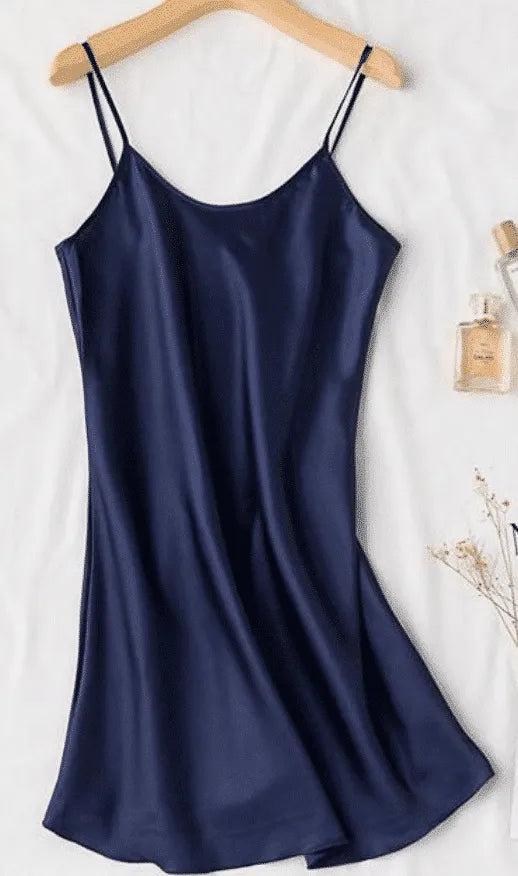 Peignoir kimono élégant pour nuit romantique femme bleu / s Peignoir et bain